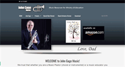 Desktop Screenshot of johngagemusic.com